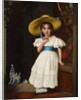Girl in a Straw Hat, c.1840 by English School