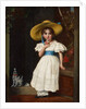 Girl in a Straw Hat, c.1840 by English School