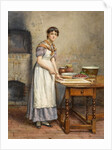 Making a Cherry Pie by George Goodwin Kilburne