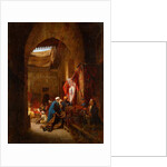 The Carpet Bazaar, Cairo by Otto Johann Heinrich Heyden