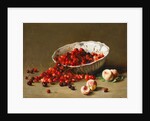 A Bowl of Cherries, c.1900 by Leon-Alfred Benoit