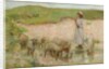 A Study for 'Sheep Pool on the South Downs' by William Edward Stott
