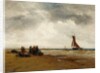 Waiting for the Fishing Boats Return, Holland by Thomas Bush Hardy