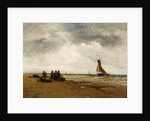 Waiting for the Fishing Boats Return, Holland by Thomas Bush Hardy