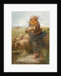 The Shepherdess by Robert Thorne-Waite