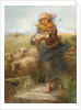 The Shepherdess by Robert Thorne-Waite