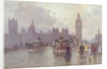 The Houses of Parliament from Westminster Bridge, c.1900 by Alberto Pisa