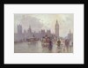 The Houses of Parliament from Westminster Bridge, c.1900 by Alberto Pisa