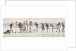 Winter Fun! A slide on Duddington Loch near Edinburgh by Charles Altamont Doyle