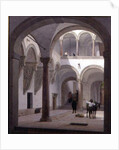 Courtyard of the Palazzo Fava, Bologna, 1874 by Heinrich Hansen