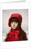 The Red Bonnet by Alexei Alexevich Harlamoff