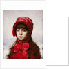 The Red Bonnet by Alexei Alexevich Harlamoff