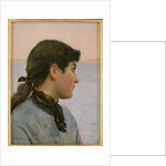 A Fishergirl, Newlyn by Edwin Harris