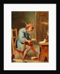 Man Playing a Fiddle, 1800-50 by David the Younger (after) Teniers