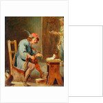 Man Playing a Fiddle, 1800-50 by David the Younger (after) Teniers
