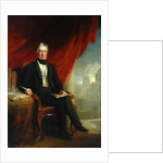 Unknown Man Seated with Parish Church in Background, 1844 by Isaac Faulkner Bird