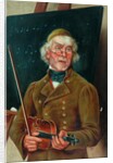 Musician with a Violin by T. Clare