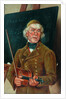 Musician with a Violin by T. Clare
