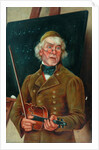 Musician with a Violin by T. Clare