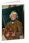 Musician with a Violin by T. Clare