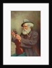 Old Man with a Violin by T. Clare