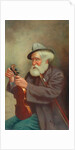 Old Man with a Violin by T. Clare