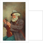 Old Man with a Violin by T. Clare