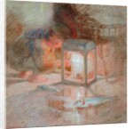Boy with Lantern, 1912 by William Shackleton