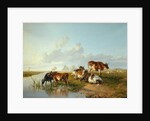 Landscape with a Cattle near Wool, Dorset by Arthur Douglas Peppercorn
