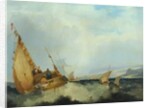 Shipping off the Isle of Wight by John Sell (style of) Cotman