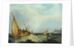 Shipping off the Isle of Wight by John Sell (style of) Cotman