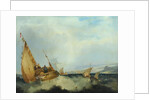 Shipping off the Isle of Wight by John Sell (style of) Cotman