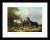 Three Horses with Pigs by John Frederick Herring Jnr