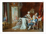 Louis XVI and the Royal Family at the Fall of Versailles, 1878 by J. Eckel