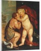 Baby Jesus and John the Baptist by English School