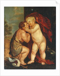 Baby Jesus and John the Baptist by English School