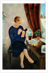 Seated Woman and the Manicure and Portrait of Frosca Munster, 1929 by Christopher Wood