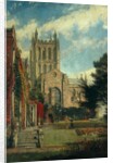 Hereford Cathedral by John William Buxton Knight