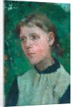 Head of a Girl by George Clausen