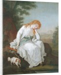 Possibly Maria of Moulines from Sterne's 'Sentimental Journey', 1766-81 by Angelica (style of) Kauffman