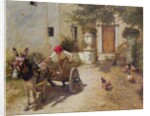Farm Yard Scene, 1905 by Henry Herbert La Thangue