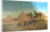 The Pyramids of Giza, Egypt by August Albert Zimmermann