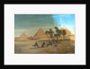 The Pyramids of Giza, Egypt by August Albert Zimmermann