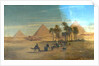 The Pyramids of Giza, Egypt by August Albert Zimmermann