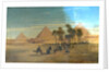 The Pyramids of Giza, Egypt by August Albert Zimmermann