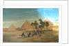 The Pyramids of Giza, Egypt by August Albert Zimmermann