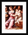 The Holy Family with the Infant St. John the Baptist by Italian School