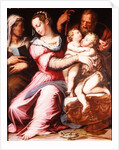 The Holy Family with the Infant St. John the Baptist by Italian School
