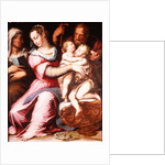 The Holy Family with the Infant St. John the Baptist by Italian School
