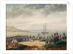 Napoleon disembarking at Cannes in 1815, 1835 by G. Beaufort